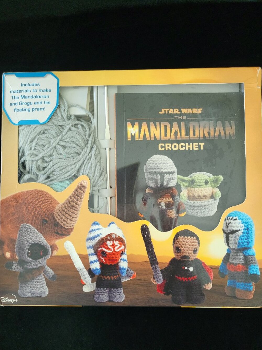 Star Wars The Mandalorian Crochet Pattern Book Craft Kit Mandalorian Grogu Pram